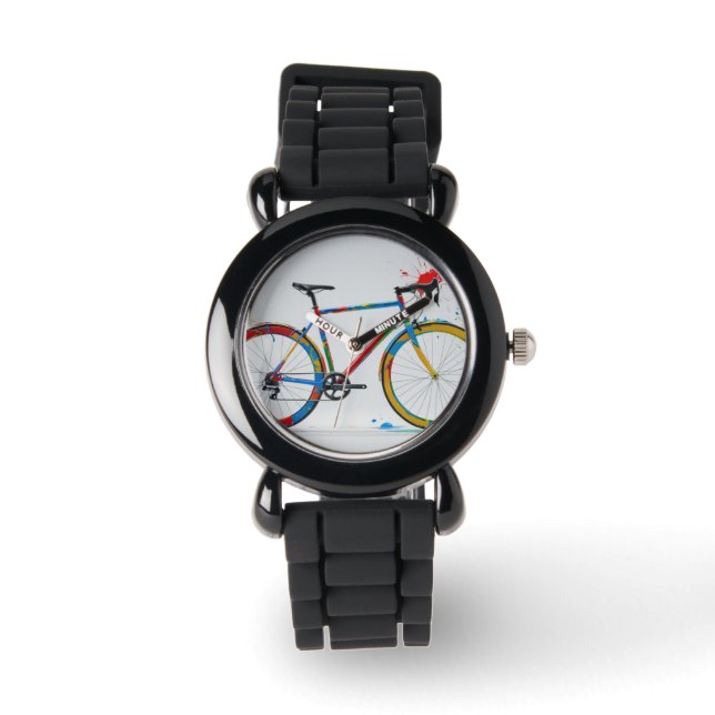  Bicycle Design Wristwatch (Front)