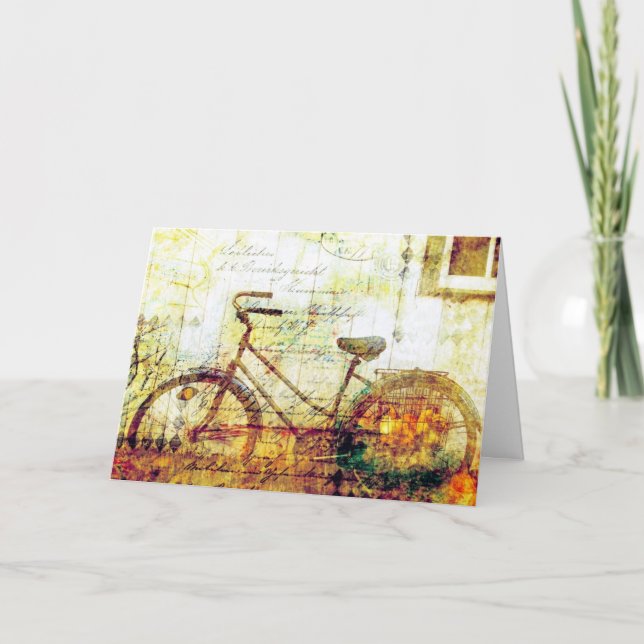 Bicycle Digital Art Card (Front)