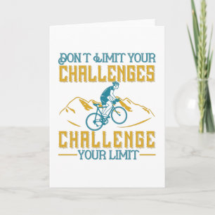 Bicycle - Don't limit your challenges Card