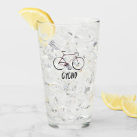 Bicycle drinking glass beer 