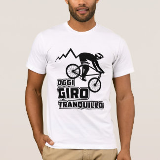 Bicycle driving T shirt design