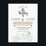 Bicycle Duo Wedding Invite<br><div class="desc">By Redefined Designs</div>