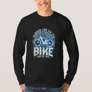 Bicycle Electric Bicycle Saying Motif Cycling E Bi T-Shirt