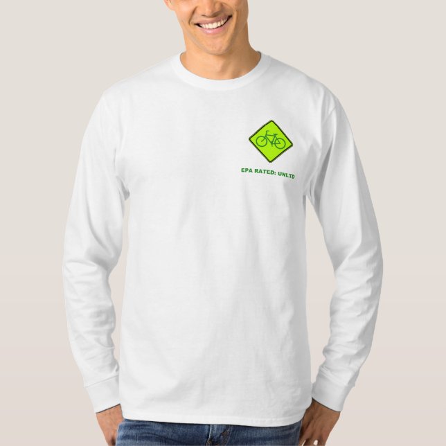 Bicycle EPA Rating T-Shirt (Front)