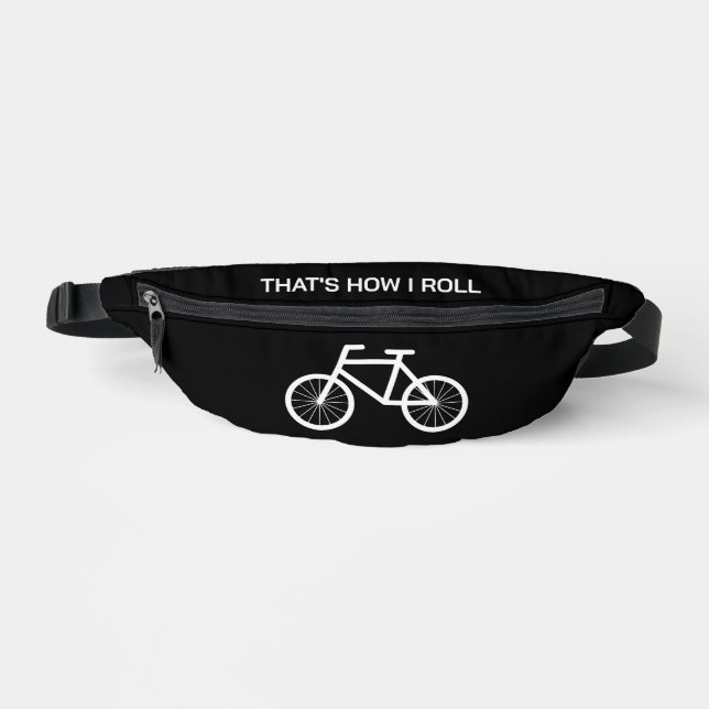 Bicycle fanny pack bag with belt for waist (Front)