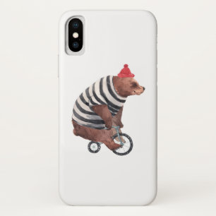 Bicycle Fun Bear iPhone X Case