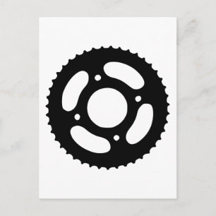 Bicycle gear postcard