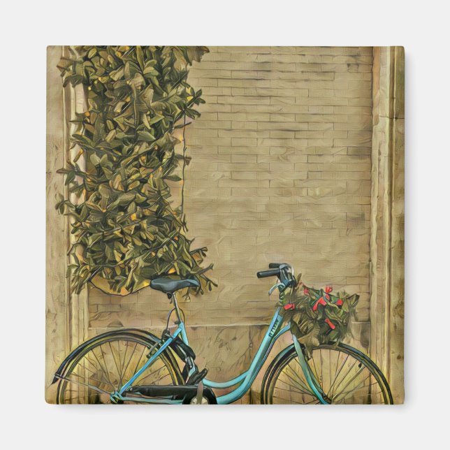 Bicycle gifts for her magnet (Front)
