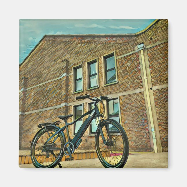 Bicycle gifts for her magnet (Front)