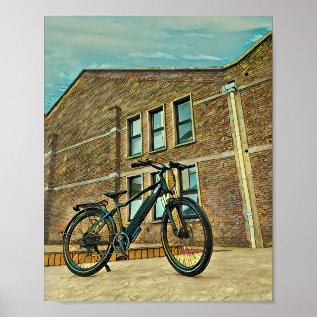 Bicycle gifts for her poster (Front)