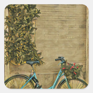 Bicycle gifts for her square sticker