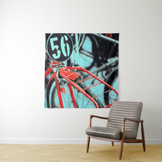 Bicycle gifts for her tapestry (In Situ)
