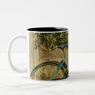 Bicycle gifts for her Two-Tone coffee mug