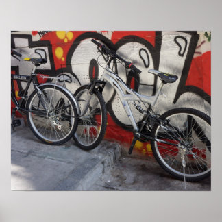 Bicycle Graffiti - Poster