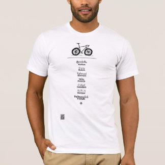 Bicycle in different languages T-Shirt