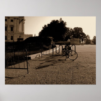 Bicycle in Washington Poster