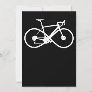 Bicycle Infinity Road Bike Racing Cycling Cyclist Card