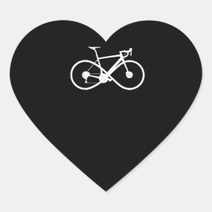 Bicycle Infinity Road Bike Racing Cycling Cyclist Heart Sticker