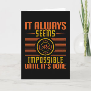 Bicycle - It always seems impossible Card