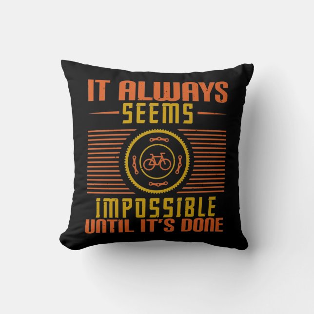 Bicycle - It always seems impossible Cushion (Front)