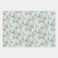 Bicycle Journey Blue and White