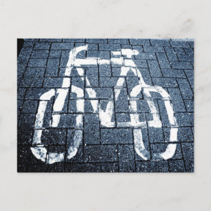 Bicycle Lane - II Postcard