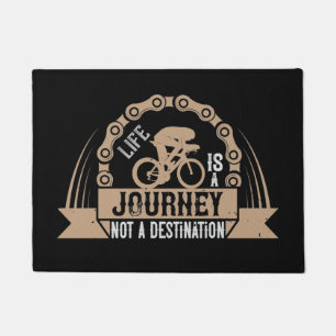 Bicycle - Life is a journey Doormat