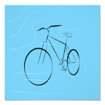 Bicycle Line Art print