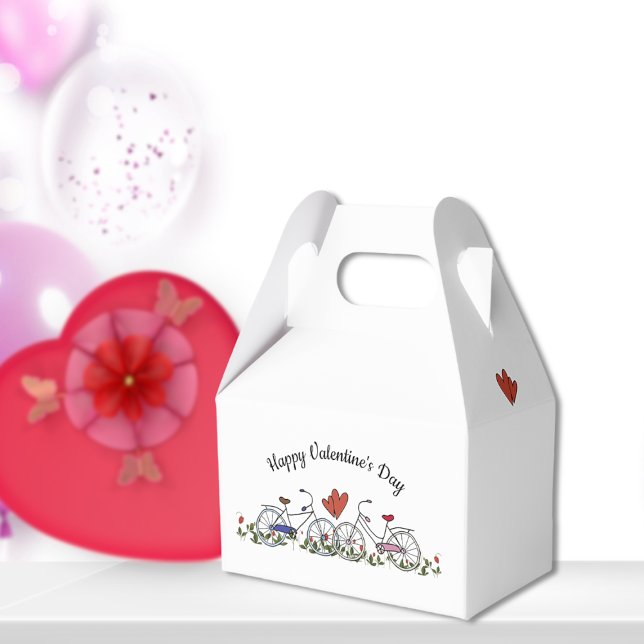 Bicycle Lovers Valentine Favour Box (Creator Uploaded)
