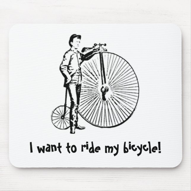 Bicycle Mouse Pad (Front)