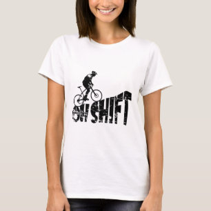 Bicycle Mtb Biking Cycling Biker On Mountain Bike T-Shirt