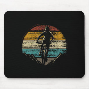 Bicycle Mtb Mountain Bike Downhill Biking Retro Mouse Pad