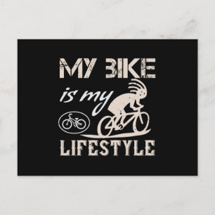Bicycle - My bike is my lifestyle Postcard