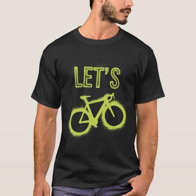 bicycle Neon Style shirt (Front)