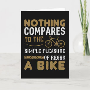 Bicycle - Nothing compares riding a bike Card