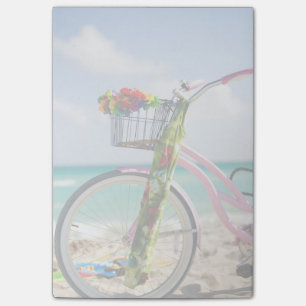 Bicycle On The Beach   Miami, Florida Post-it Notes