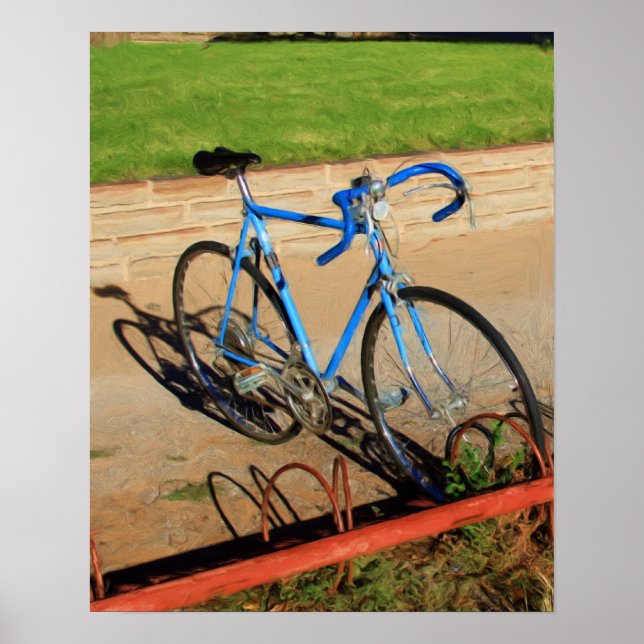 Bicycle Painting Print (Front)