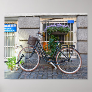 Bicycle Parking Prohibited, Copenhagen, Denmark Poster