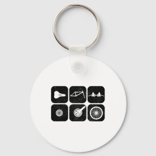 Bicycle Parts Mountain Bike Biking Mtb Cycling Cyl Key Ring