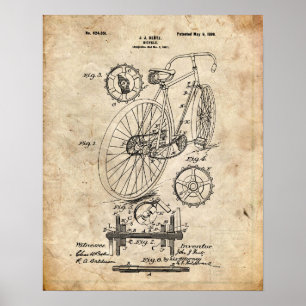 Bicycle Patent Poster