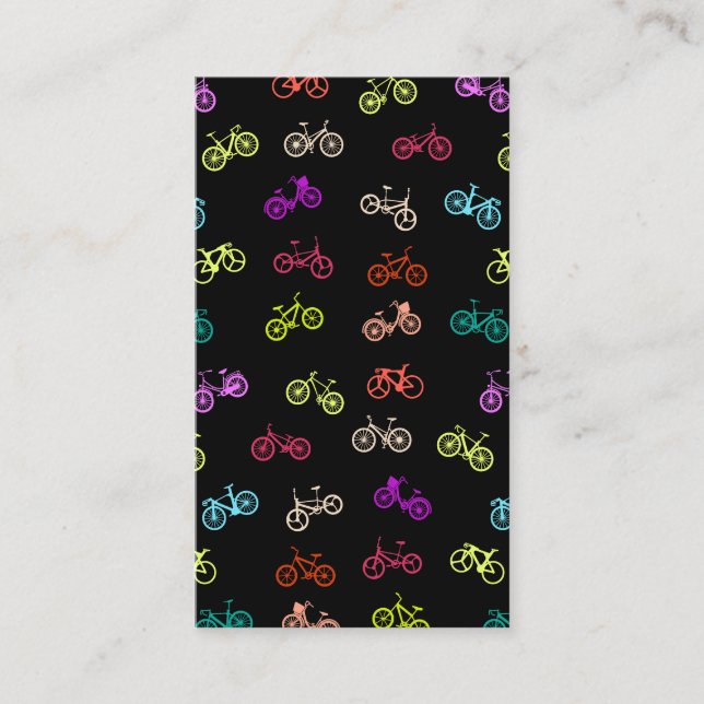 Bicycle pattern invitation (Front)
