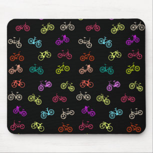 Bicycle pattern invitation tissue paper mouse pad