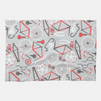 Bicycle Pattern Tea Towel