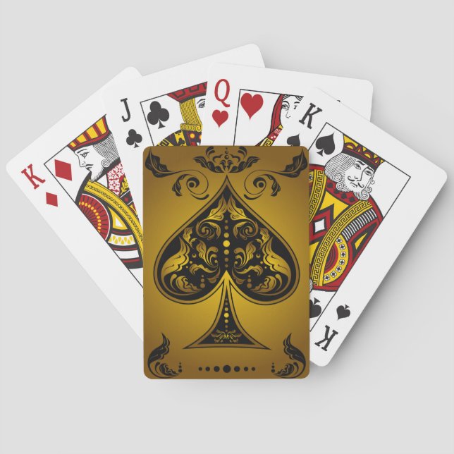 Bicycle Playing Cards - Ace of Zazzle (Back)