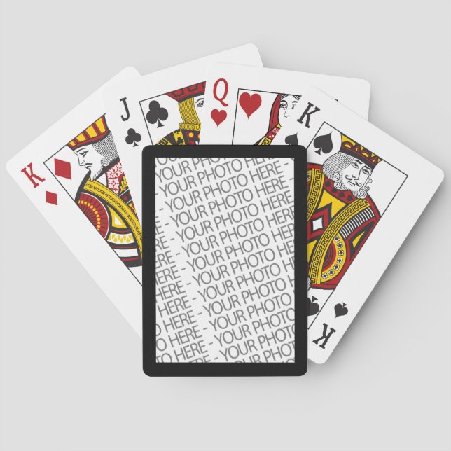 Bicycle Playing Cards, Photo Template Cards (Back)