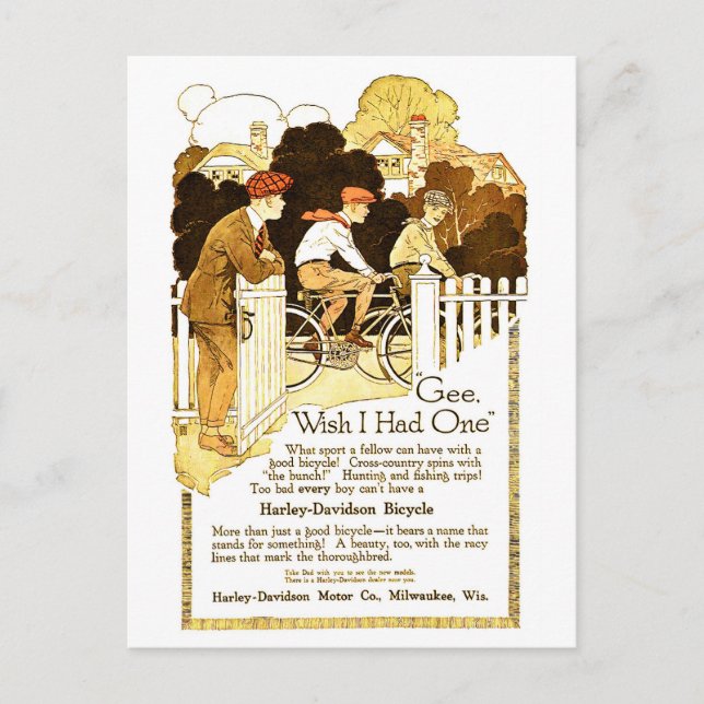 Bicycle Postcard (Front)