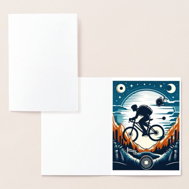 Bicycle poster postcard (Display)