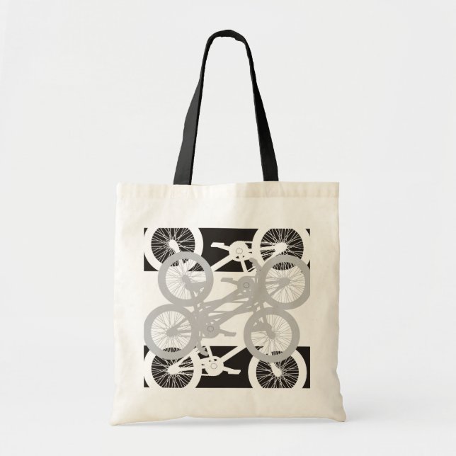 Bicycle Print Bag (Front)