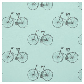 Bicycle Print Fabric