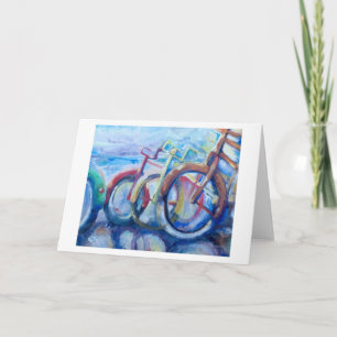 Bicycle Print Greeting Card